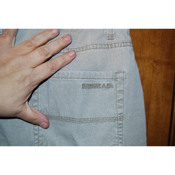 Red Head Mens Tan Outdoors Work Pants size 34x30 - Picture 5 of 6